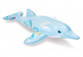 Надувной дельфин для игр на воде Intex 58535NP Lil Dolphin Ride-On (от 3 лет)