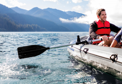 Алюминиевые весла Intex 69627 Kayak Pddle and Boat Oars для надувных лодок