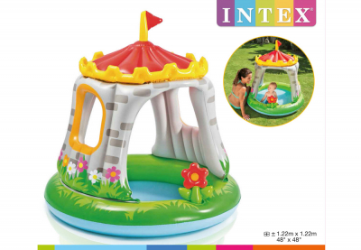 Надувной детский бассейн с навесом Замок Intex 57122NP Royal Castle Baby Pool (от 1 до 3 лет)
