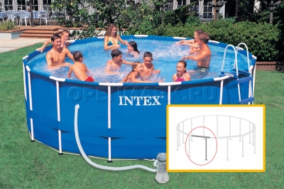 Секция каркаса SK76511WA для круглых бассейнов Intex Metal Frame размером 427 х 122 см