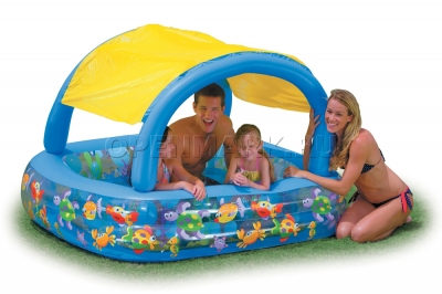 Надувной детский бассейн Intex 56471NP Sun Shade Pool (от 3 лет)