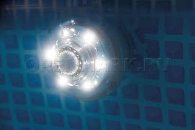 Подсветка для бассейнов Intex 28692 LED Pool Light with Hydroelectric Power (на соединитель 38 мм)