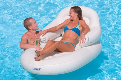 Матрас-кресло надувное для плавания Intex 58862 Comfy Cool Launge (184 х 117 см)