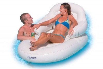 Матрас-кресло надувное для плавания Intex 58862 Comfy Cool Launge (184 х 117 см)