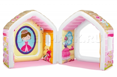 Надувной игровой центр Домик Принцессы Intex 48635NP Princess Play House (от 2 до 6 лет)