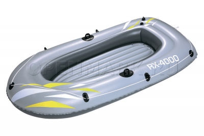 Двухместная надувная лодка Bestway 61104 Hidro-Force RX-4000 Raft