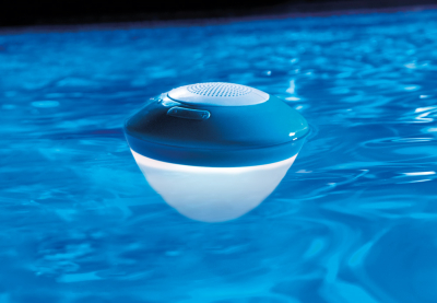 Музыкальная колонка с подсветкой для бассейна Intex 28625 Floating Pool Speaker With LED Light
