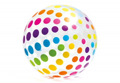 Надувной мяч диаметром 107 см Intex 58097NP Giant Beach Ball (от 5 лет)
