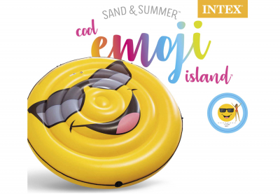 Плот надувной Intex 57254EU Cool Emoji Island (173 х 173 х 27 см)