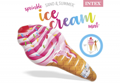 Матрас надувной для плавания Мороженное Intex 58762EU Sprinkle Ice Cream Mat (224 х 107 см)