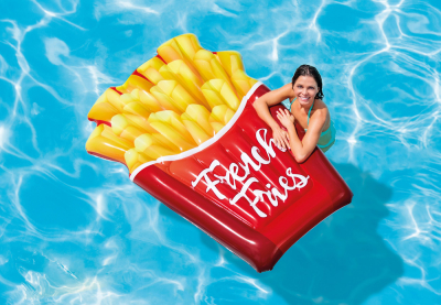 Матрас надувной для плавания Картофель фри Intex 58775EU French Fries Float (175 х 132 см)
