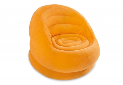 Надувное кресло Intex 68577NP Lumi Chair (оранжевое, без насоса)