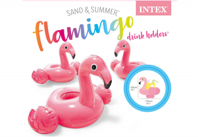      Intex 57500NP Flamingo Drink Holder, . 3 