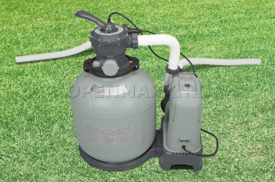      Intex 28680 Kristal Clear Sand Filter Pump and Saltwater System