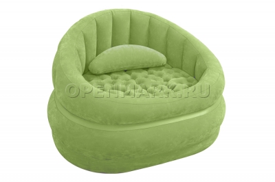 Надувное кресло Intex 68563NP Cafe Chair (светло-зелёное, без насоса)