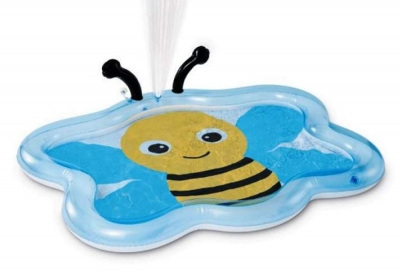Надувной детский бассейн с фонтанчиком Intex 58434NP Bumble Bee Spray Pool (от 2 лет)
