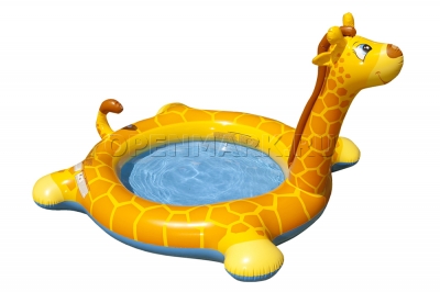 Надувной детский бассейн с фонтанчиком Жираф Intex 57434NP Giraffe Spray Pool (от 3 лет)