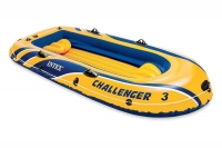 Трехместная надувная лодка Intex 68369NP Challenger-3