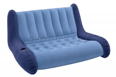Надувной диван Intex 68560 Sofa Lounge (синий, без насоса)