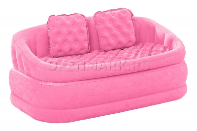 Двухместный надувной диван Intex 68573NP Cafe Loveseat (розовый, без насоса)