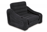 Надувное кресло Intex 68565NP Pull-Out Chair (чёрное, без насоса)