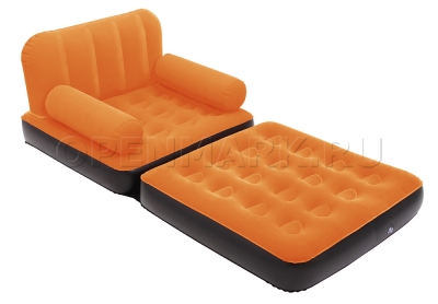 Надувное кресло Bestway 67277 Multi-Max Air Couch (оранжевое, без насоса)