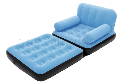 Надувное кресло Bestway 67277 Multi-Max Air Couch (голубое, без насоса)