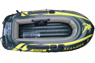 Двухместная надувная лодка Intex 68346NP Seahawk-2