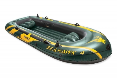Четырехместная надувная лодка Intex 68350NP Seahawk-4