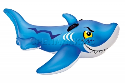 Надувная акула для игр на воде Intex 56567NP Friendly Shark Ride-On (от 3 лет)