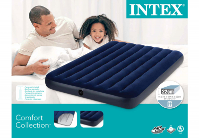 Полуторный надувной матрас Intex 68758 Classic Downy Bed (без насоса)