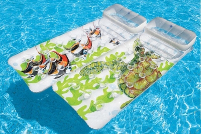 Матрас надувной для плавания Intex 58878NP 18-Pocket Lounges (188 х 71 см)