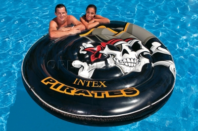Плот надувной для плавания Intex 58291NP Pirate Island (диаметр 188 см)