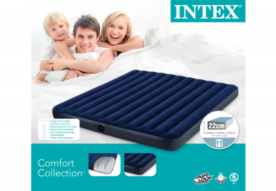 Двуспальный надувной матрас Intex 68755 Classic Downy Bed (без насоса)