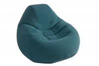 Надувное кресло Intex 68583NP Deluxe Beanless Bag Chair (сине-зелёное, без насоса)