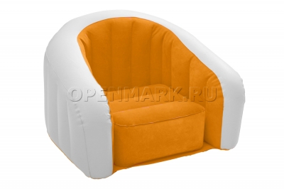 Детское надувное кресло Intex 68597NP Jr Cafe Club Chair, от 4 до 10 лет (оранжевое, без насоса)