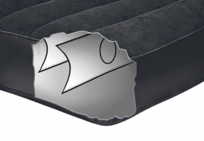 Двуспальный надувной матрас Intex 66781 Pillow Rest Classic Bed + встроенный электронасос