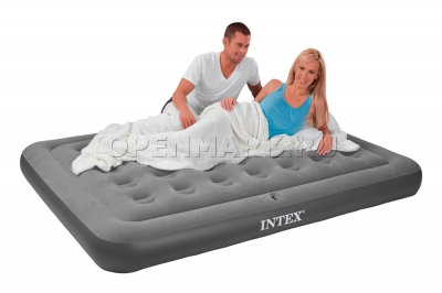 Двуспальный надувной матрас Intex 68916 Convertible Lounge Bed + внешний электронасос