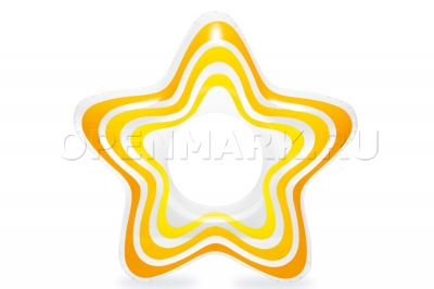 Круг надувной для плавания Звезда размером 74 х 71 см Intex 59243NP Star Ring (от 3 до 6 лет)