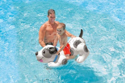 Надувной щенок для игр на воде Intex 57521NP Puppy Ride-On (от 3 лет)